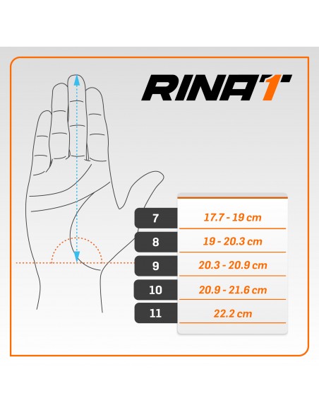 Guante De Portero Rinat Fiera Pro Adulto Negro.